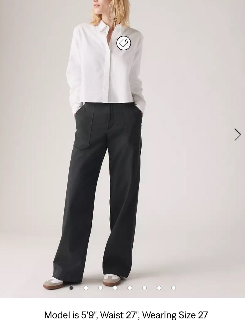 Levi's Women's surplus straight pants - Picture 3 of 5